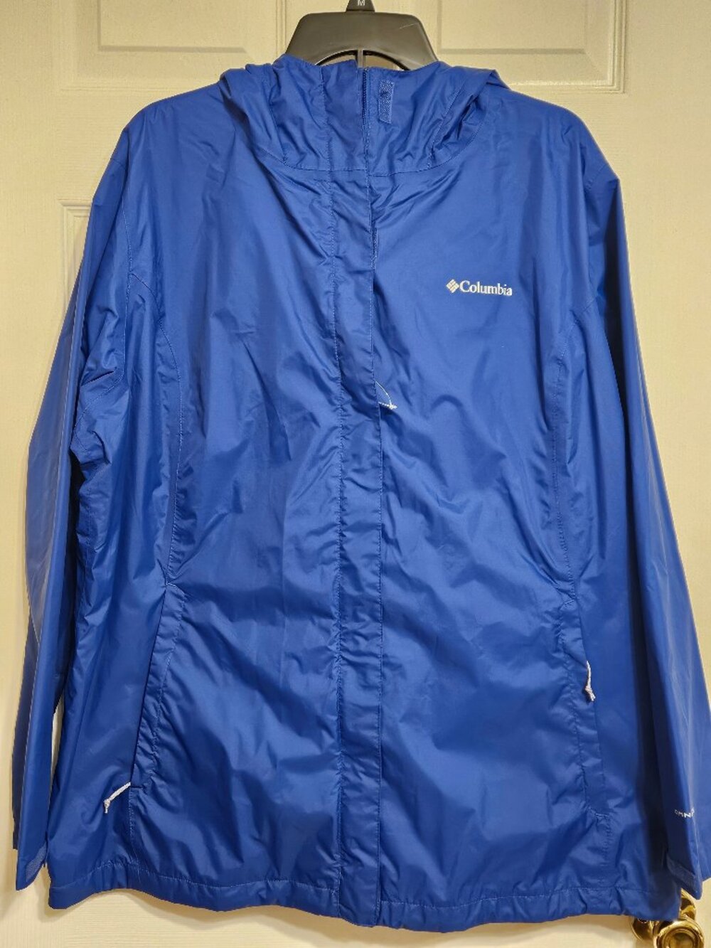 NWT Women's Columbia Arcadia II Rain Jacket XXL, Royal Blue